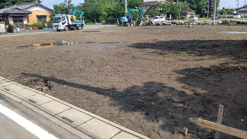 第一展示場施工の様子