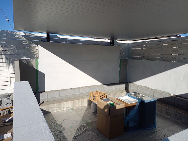 第一展示場施工の様子