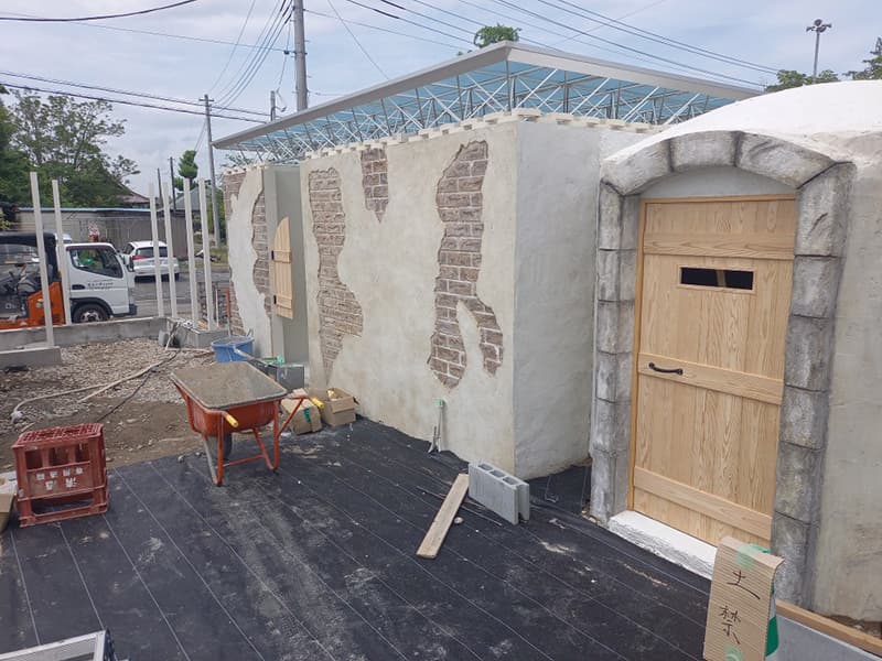 第一展示場施工の様子