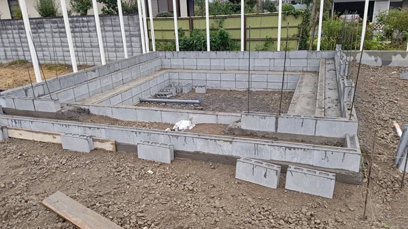 第一展示場施工の様子