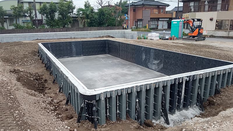 第一展示場施工の様子